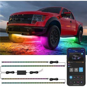 Underglow Car Lights, RGBIC Smart LED Lights with 16 Million Colors and 10 Scene